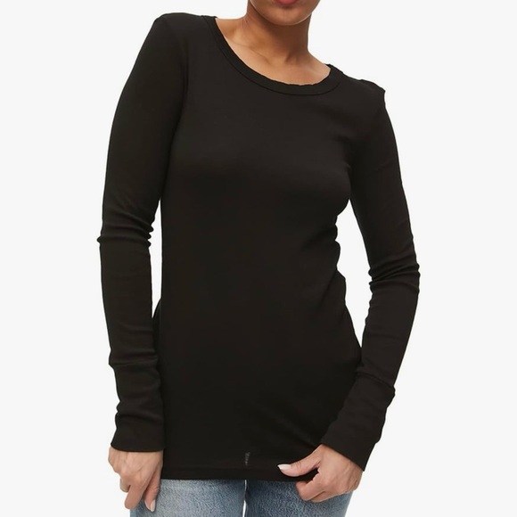 NEW Michael Stars Long Sleeve Crewneck Tee Black Size 0S
Style 0428 Shine - Picture 8 of 9